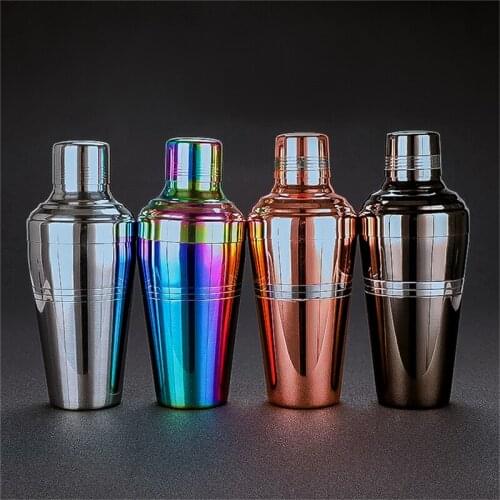 510ml Stainless Steel Cocktail Boston Bar Shaker Japanese Style Mirror Finish Bar Tools