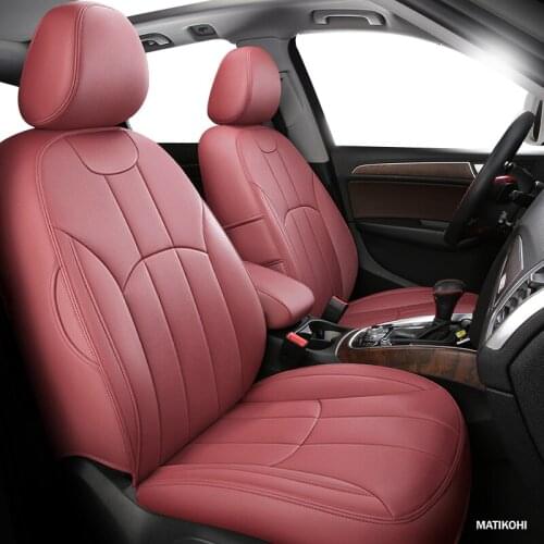 MATIKOHI Custom Leather car seat cover For smart smart forfour smart fortwo WEY VV7 VV5 P8 VV6 Automobiles Seat Covers car s