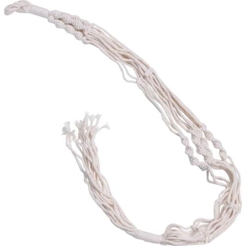 Macrame Plant Hangers Indoor - 3 Pack Wall Hanging Planter Baskets Holder With Hooks CNIM Hot