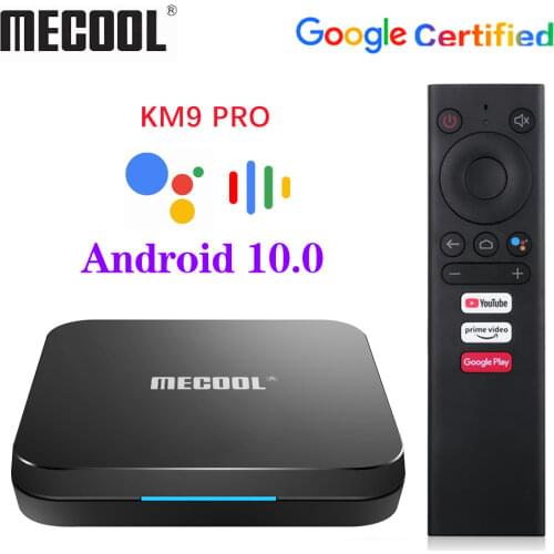 MECOOL KM9 Pro Google Certified Androidtv Android10 4GB 32GB KM2 2GB 16GB Amlogic S905X2 9.0 KM3 ATV 4G 64G 4K Smart TV box