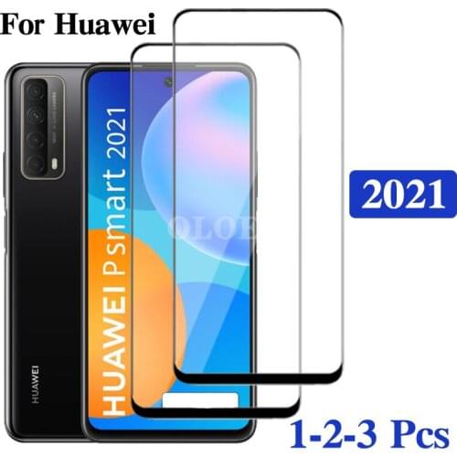 Mobile Phone Screen Protector For Huawei P Smart 2021 PSmart2021 Tempered Glass Film Accessories Huawey PSmart 2021 6.67'' Glass