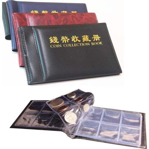 Money Penny Pockets 60 Holders Collection Storage Coin Album Book