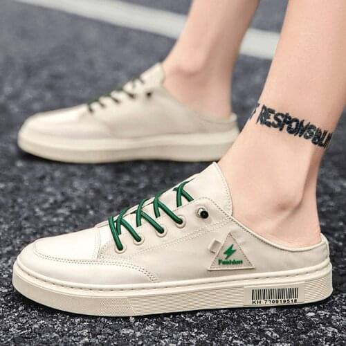 2021 new fashion brand old Beijing cloth shoes mens flat-bottomed one-legged lazy shoes deodorant breathable linen sail casual