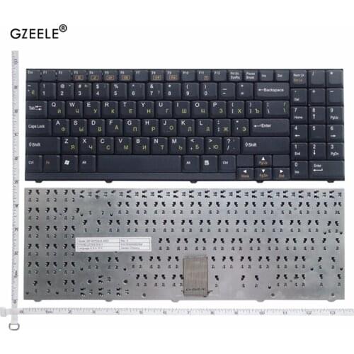 GZEELE new Russian Keyboard for CLEVO D900 D27 D470 M590 D70 BLACK RU keyboard