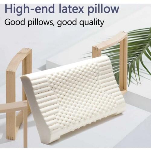 SB natural Latex Pillow Massage Sleeping Orthopedic Pillow Memory Foam Pillow Remedial Neck Protect Vertebrae Health Ergonomic