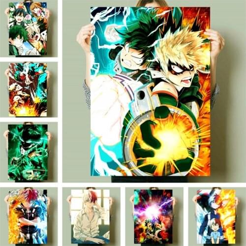Anime Poster My Hero Academia Wall Art Canvas Painting Nordic Posters And Prints Wall Pictures For Living Room Decor