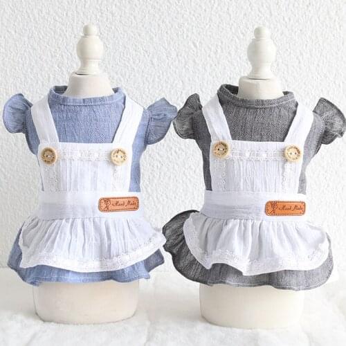 Cat Dress Summer Dog Pets Clothing Chihuahua Yorkie Puppy Dresses Skirt Small Dog Costume Outfit Dropshipping Pet Products