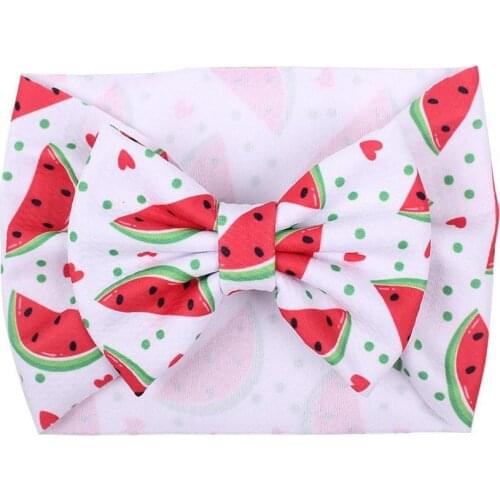 2020 New 5'' Hair Bow Headband For Girls Chic Solid Spring Hairband Hair Ties For Kids DIY Hair Accessories Headwear
