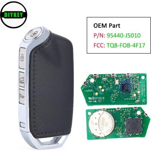 DIYKEY OEM Smart Proximity Remote Key 4 Button for KIA Stinger 2019 2020 2021 PN: 95440-J5010 FCCID: TQ8-FOB-4F17