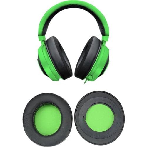 1Pair Replacement Earpads Ear Cushion Cups Cover Repair Parts for Razer Kraken PRO 7.1 V2 Gaming Headphones Headset Accessories