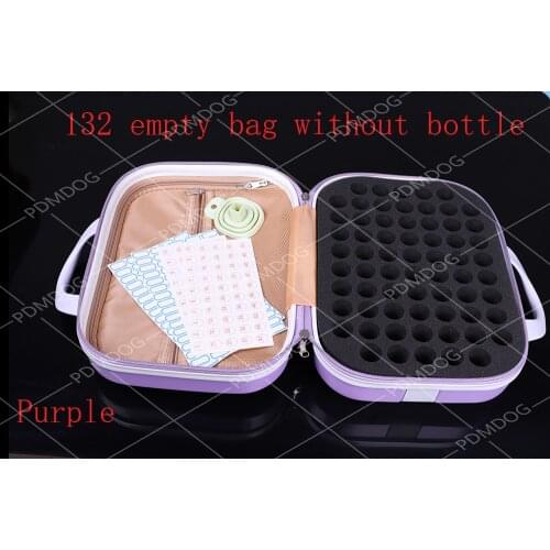 Wonderful 5colors 132 Bottles diamant painting Hand Bag without box Diamond Painting Accessories Container Storage without box