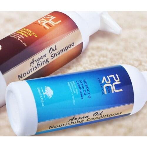 Super cheap Wholesale buy 5 pcs get 1 free PURC Moroccan Argan Oil Nourishing hair Shampoo and Conditioner Free Shipping PURE