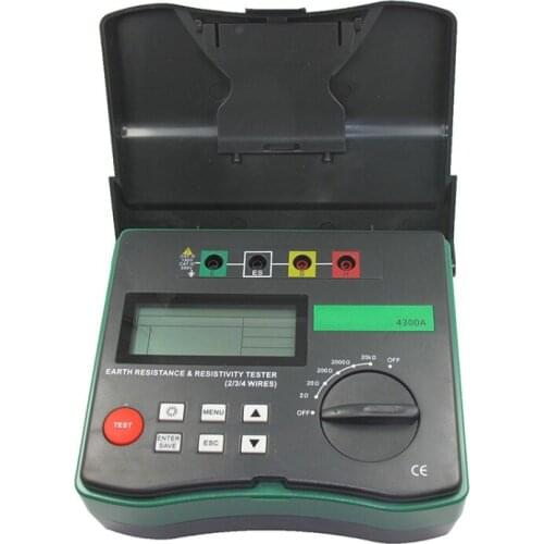 BTMETER BT-4300A 4-Pole earth resistance and soil resistivity tester