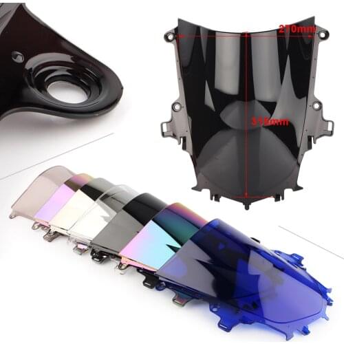 YZF-R1 Motorcycle Windshield Street Bike Windscreen Screen Double Bubble Windproof ABS Plastic For Yamaha YZF R1 2015 2016 2017