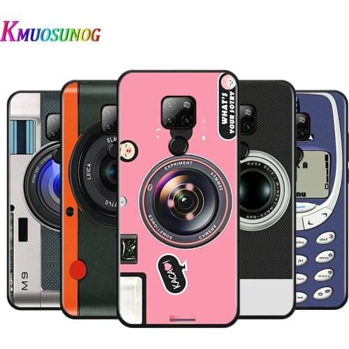 Funny Camera Retro Tape for Huawei P Smart Z S Pro Plus 2021 2020 Nova 7i 7 6 SE 5i 5Pro 4E 4 3i 3e 3 2 2i Lite 2 Phone Case