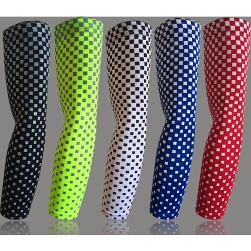 1 Pair Spandex Arm Warmer Bike Basketball Elastic Compression Arm Sleeves Cycling Sun uv Protective Armbands manicotti ciclismo
