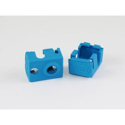 1pc*E3D V6 Silicone Sock 3D printer Support V6 PT100 Original J-head hotend 1.75/3.0mm Heated Block Extruder