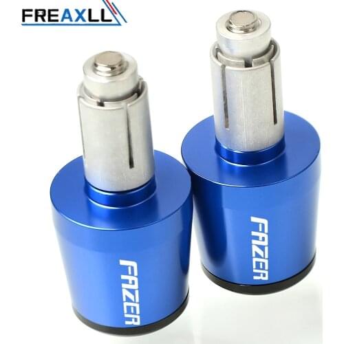 Motorcycle Accessories 7/8" 22MM Handlebar Hand Grips Handle Bar End Cap For Yamaha FZS 600 FZS600 Fazer 1998-2003 1999 2000