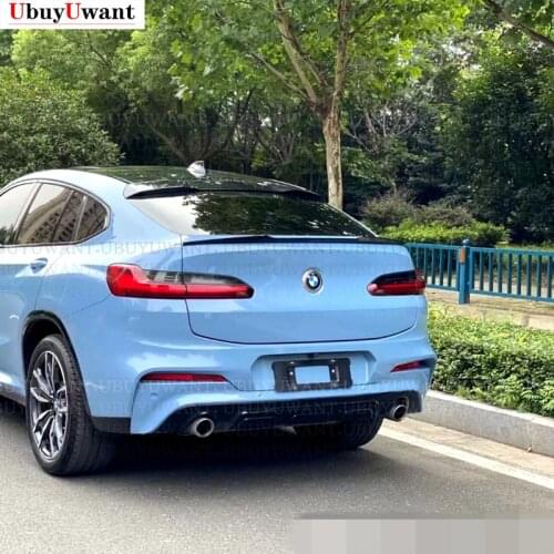 Glossy Black Rear Trunk Lip Spoiler For BMW X4 G02 2019 2020 Spoiler ABS Car Tail Wing Decoration Auto Accessories