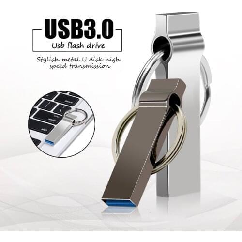Metal USB Flash Drive 3.0 Pen Drive 4GB 8GB 16GB 32GB USB Flash Memory Stick Pendrive 64GB 128GB Storage Devices Usb Stick