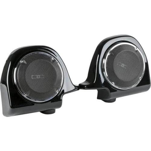 Motorcycle Lower Vented Fairing 6.5" Speakers Grill Box Pods For Harley Touring Street Electra Glide Road King FLHT 1988-2013