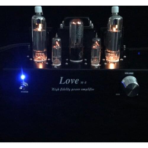 New 6G2 push 6P12P Class A Single-ended Vacuum Tube Amplifier 5W+5W Tube Amplifier Audio