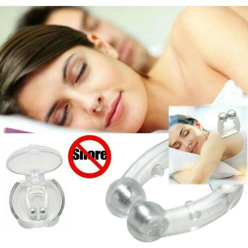 New Stop Snoring Nose Clip Silicone Magnetic Prevent Snoring Professional Relief of Snoring Symptoms Health Care Adult Gifts