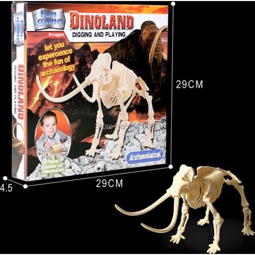 Digging and playing Dinosaur bone assembled 3D models,funny archaeology explore game toys for children educational Excavate toys