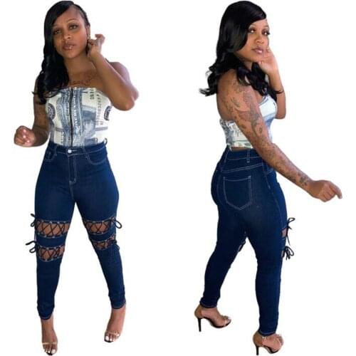 OKAYOASIS Womens High Jeans