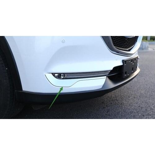 Auto front fog light trim,car exterior styling for Mazda CX-5 2017 2018,ABS chrome,2pcs,car styling