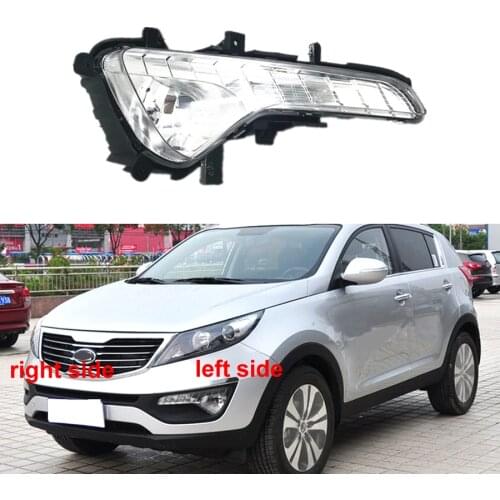 For Kia Sportage R 2011 2012 2013 Fog Lamp Driving Car Front Bumper Grille Signal Lamp Fog Lights Assembly