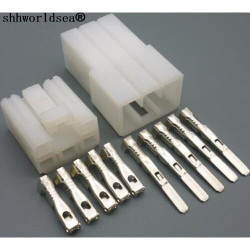 Shhworldsea 5 Pin 2.2mm MG610189 PA66 Auto car Electrical Wiring Harness Connector plug female male connector socket