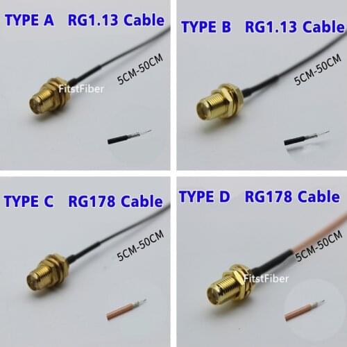 SMA Welding Cable for antenna connection 3G/4G/2.4G wireless module route modified welding SMA male and female head