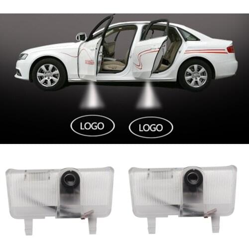 QCDIN Pair for MAZDA LED Car Door Welcome Light Logo Projector Light for MAZDA6 RX8 ATENZA CX-9 RUIYI MAZDA8 MPV