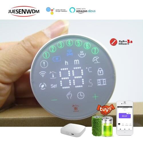 New Style Zigbee Smart Valve THERMOSTAT WIFI for Radiator Actuator TRV Programmable Find 6-Month Temperature Records