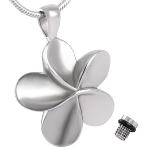 Flower Cremation Jewelry for Ashes Pendant Women Man Stainless Steel Ashes Lokcet Memorial Urn Jewelry