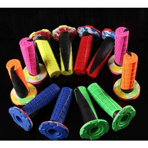 Universal part for dirt pit bike handle grip moto grips motorcycle handlebar soft rubber 7/8" 22mm motorbike handle bar