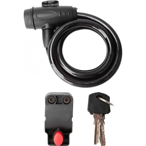 Universal Outdoor Portable Security Bike Locks Bicycle Ring Lock For Mountain Bikes Black For Bicycle Accessory