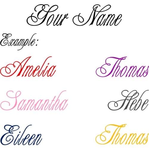 YOUR NAME Vinyl Decal Sticker Custom Name Personalized Lettering Door Boys Girls Children Nursery Home Wall Sticker