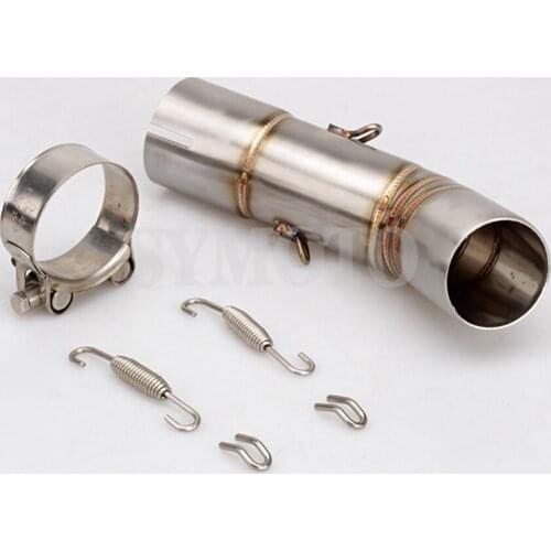 For Yamaha Fazer FZ8 FZ8N FZ800 2010 - 2012 2013 2014 2015 Motorcycle Exhaust Middle Link Pipe Accessories Escape System Slip-on