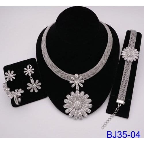 High Quality Jewelry Sets For Women Pendant/Necklace/Earrings/Rings African Fashion Wedding Jewellry Party Gift