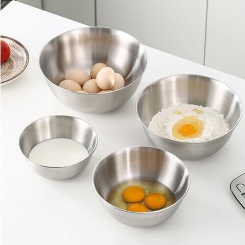 Stainless steel egg bowl Japanese 304 food salad bowl baking utensils