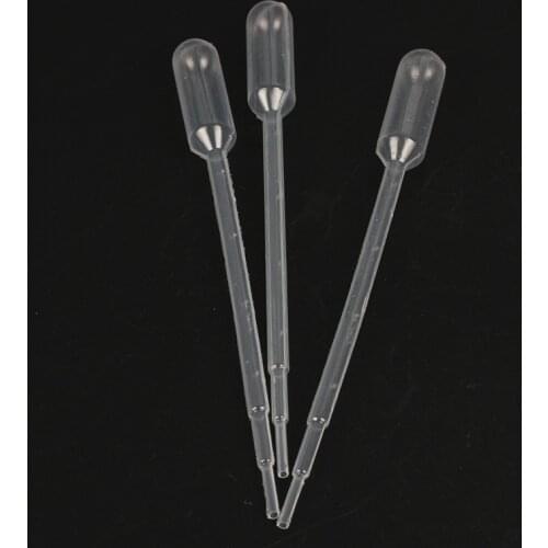 50Pcs 1ml Plastic Disposable Transfer Pipettes Clear Liquid Dropper Pipettes for Aquarium Fish Tank Essential Oils