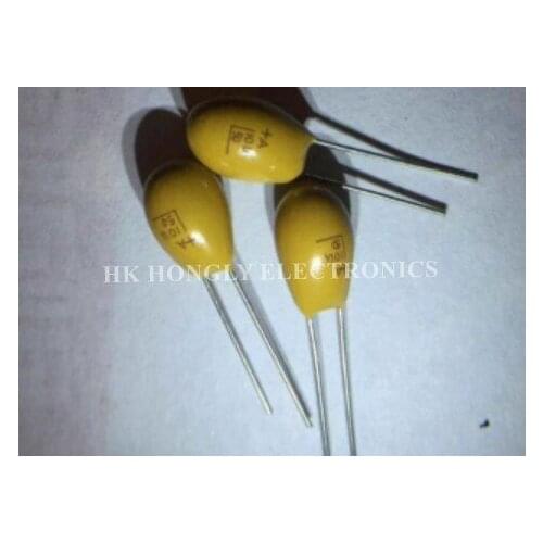 50PCS TAP106K016SCS 10% 10UF 16V DIP Tantalum Capacitor