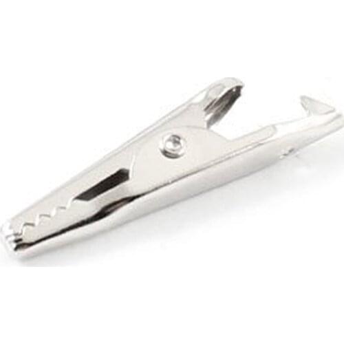 50 Pcs Silver Tone Metal Insulated Alligator Clip Crocodile Clamps