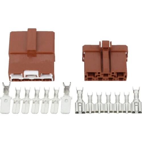 7 Pin automotive cable connector plug terminal connector DJ7071-6.3-7.8-11/21 car connector 7P