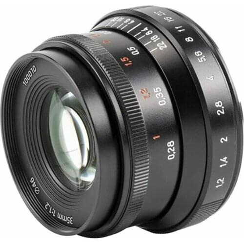 7artisans 35mm F1.2 II APS-C Manual Focus Camera Prime Portrait Lens for Sony E Mount Mirrorless Cameras