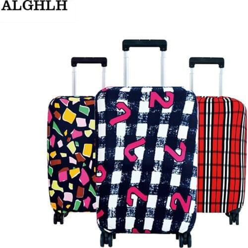 ALGHLH Hot Fashion Travel on Road Luggage Cover Protective Suitcase cover Trolley case Travel Luggage Dust cover for 18-30inch