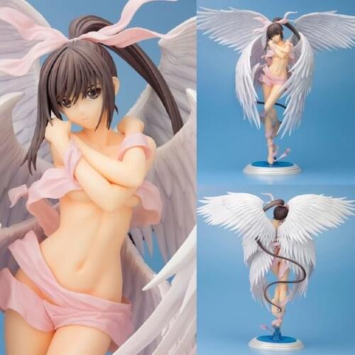 Alphamax skytube New figurine Shining Ark anime Figure Seraphim Sakuya Sexy Angel Action figure feather PVC collection