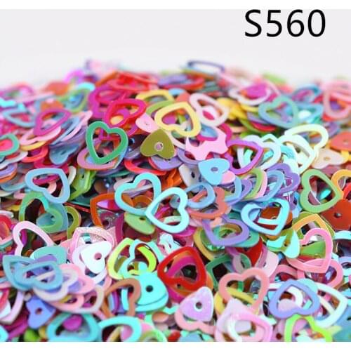 10g/pack 7mm sequin glitter Paillettes Sewing Wedding Decoration Craft Scrapbook DIY Accessories S562